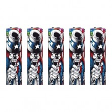 Wraps accus 18650 - Skull Oncle Sam (5pcs)