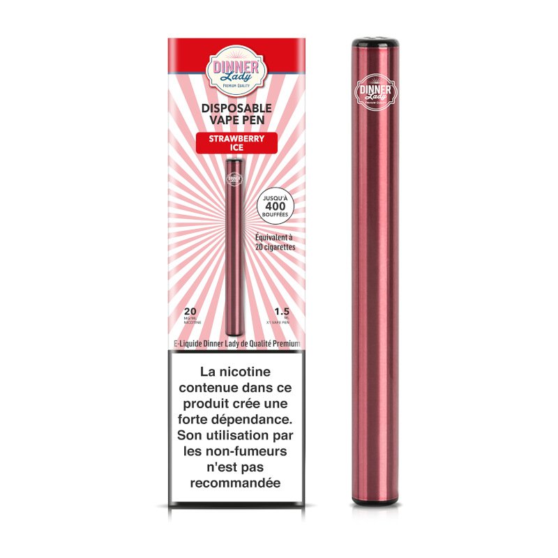 Strawberry Ice - Vape Pen - Dinner Lady