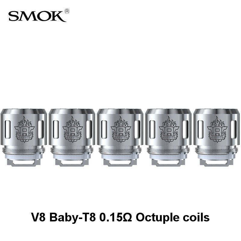 Résistances V8 Baby Smok (X5)