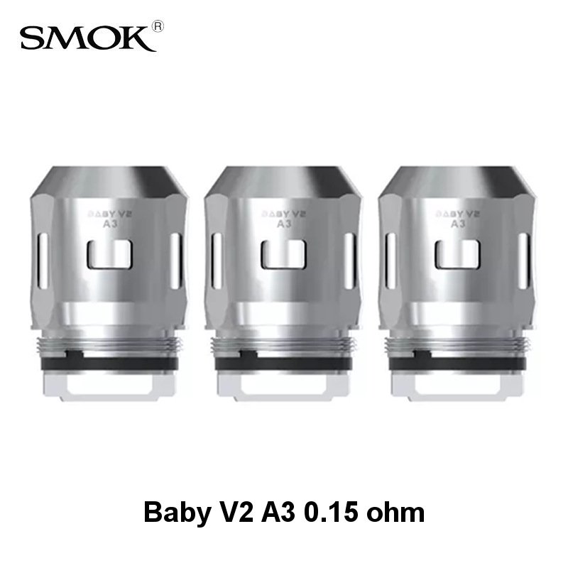 Résistances TFV8 Baby V2 Smok (X3)