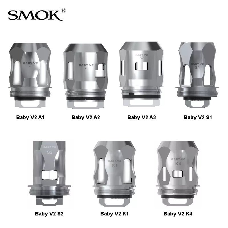 Résistances TFV8 Baby V2 Smok (X3)