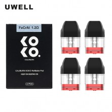 Cartouches Caliburn Koko 1.2Ω Uwell (X4)