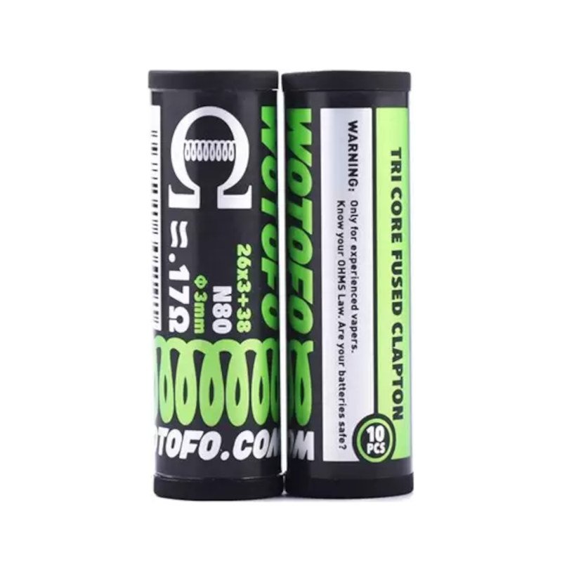 Coils Tri Core Fused Clapton Ni80 - Wotofo