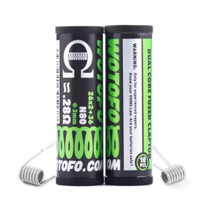 Coils Dual Core Fused Clapton N80 - Wotofo