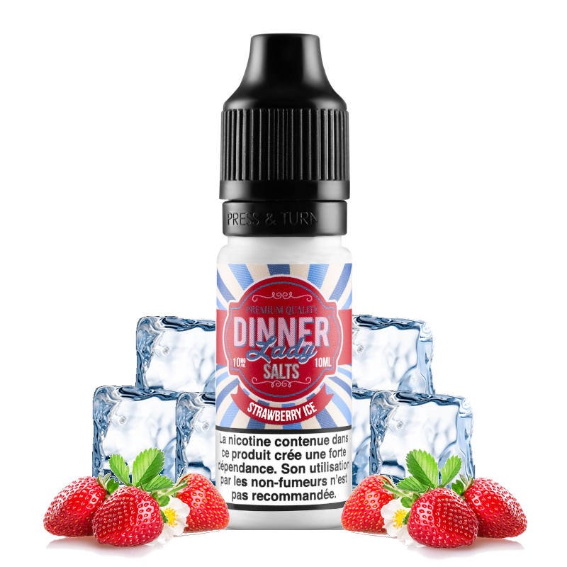 Strawberry Ice Salts - Dinner Lady - 10 ml