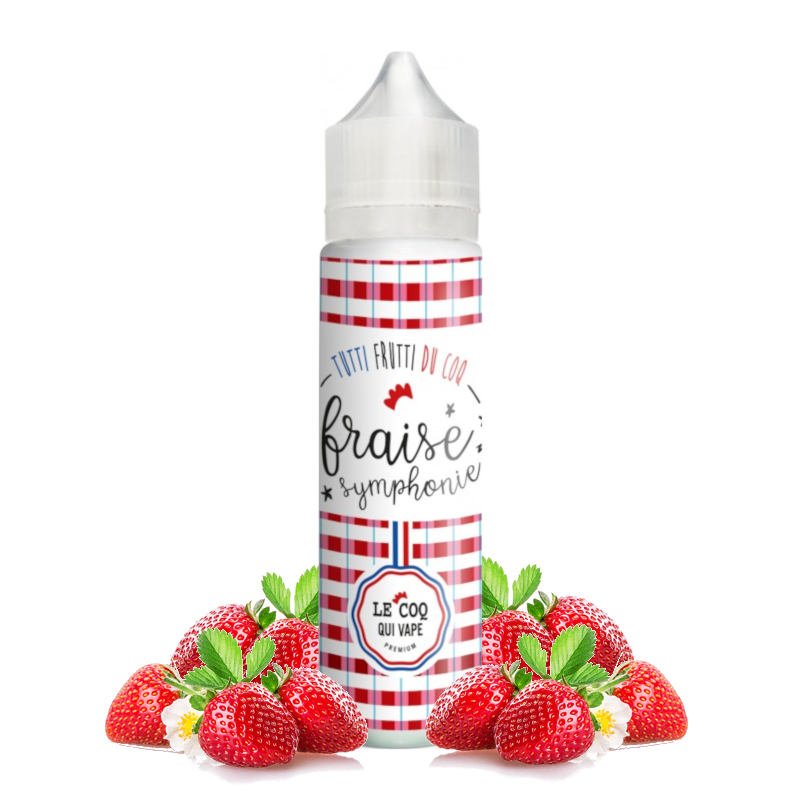 Fraise Symphonie - Le coq qui vape - 50 ml