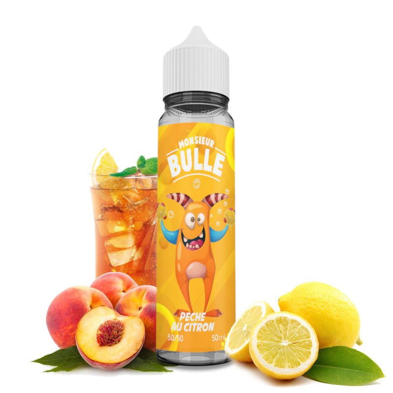 Pêche Citron - Monsieur Bulle - 50 ml