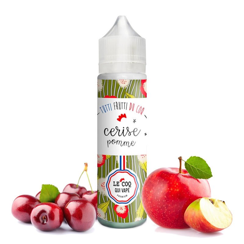 Cerise Pomme - Le coq qui vape - 50 ml