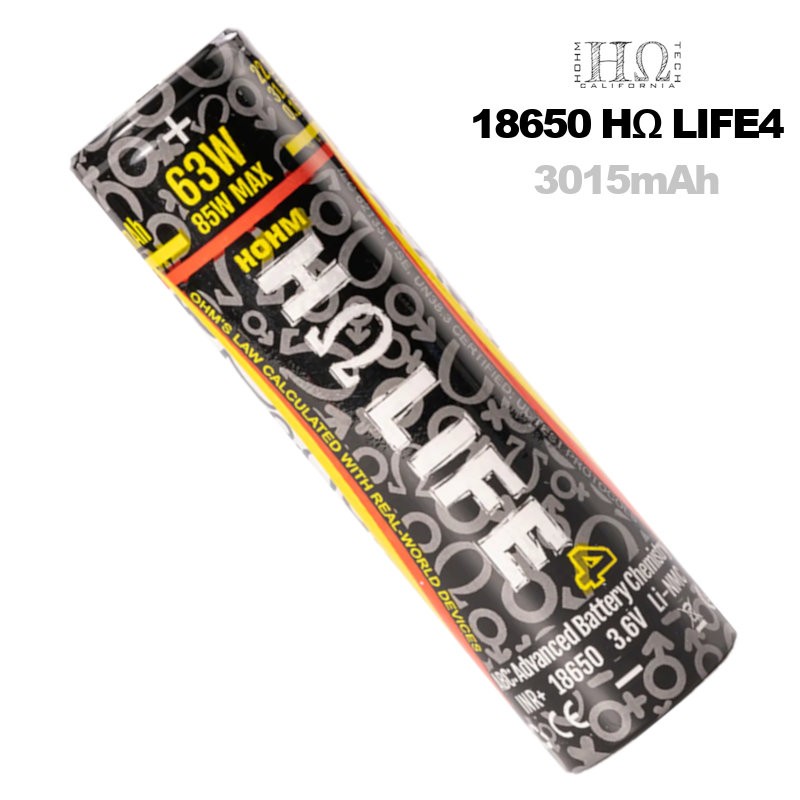 Accu 18650 Hohm Life 4 Hohm Tech