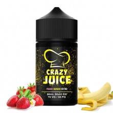 Fraise Banane Retro - Crazy Juice - 50 ml
