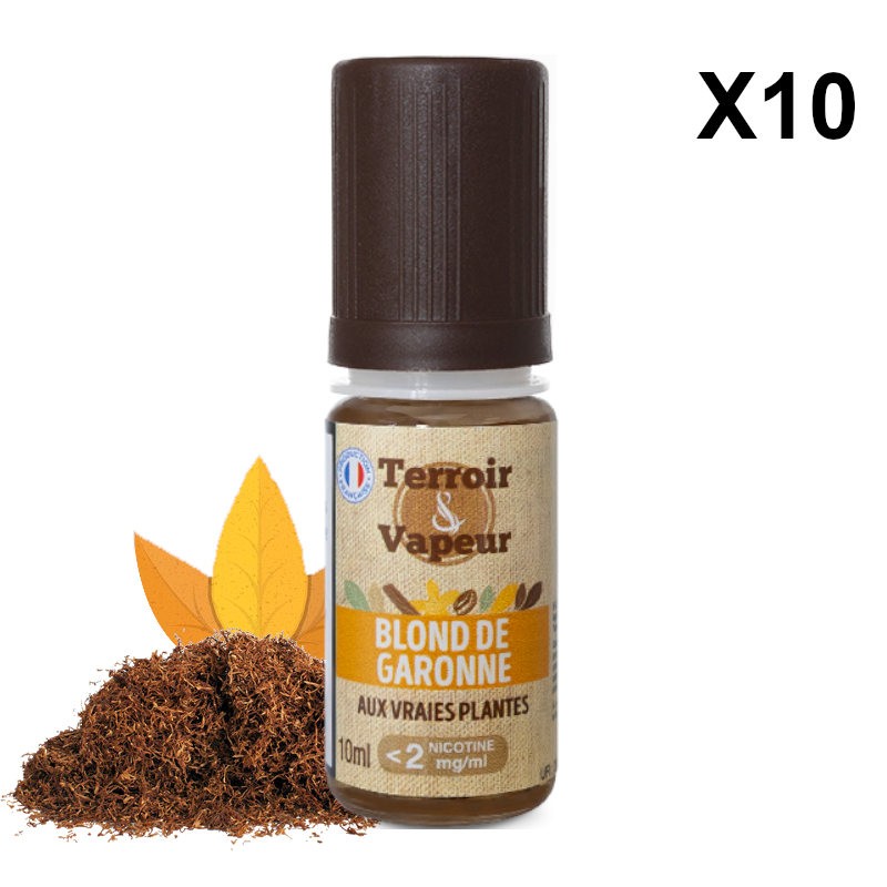 Blond de Garonne Terroir et Vapeur 6mg - Pack de 10