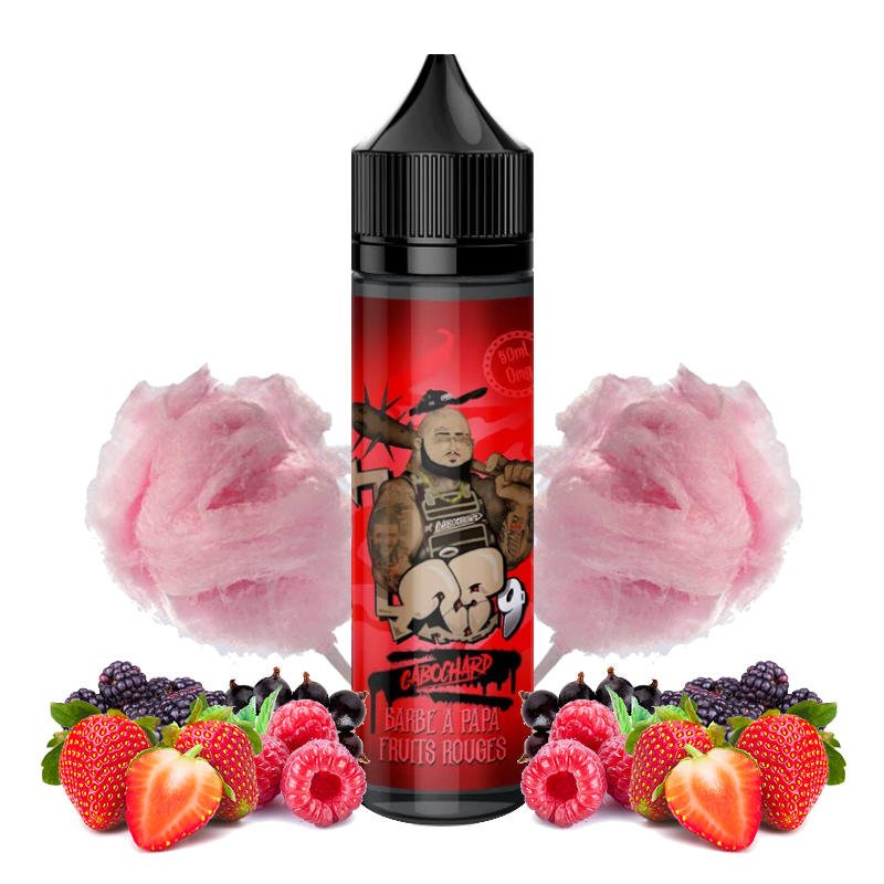 Barbe à Papa Fruits Rouges - Cabochard by 25G - 50ml