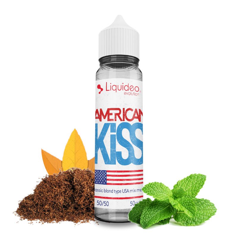 American Kiss - Liquideo Evolution - 50 ml